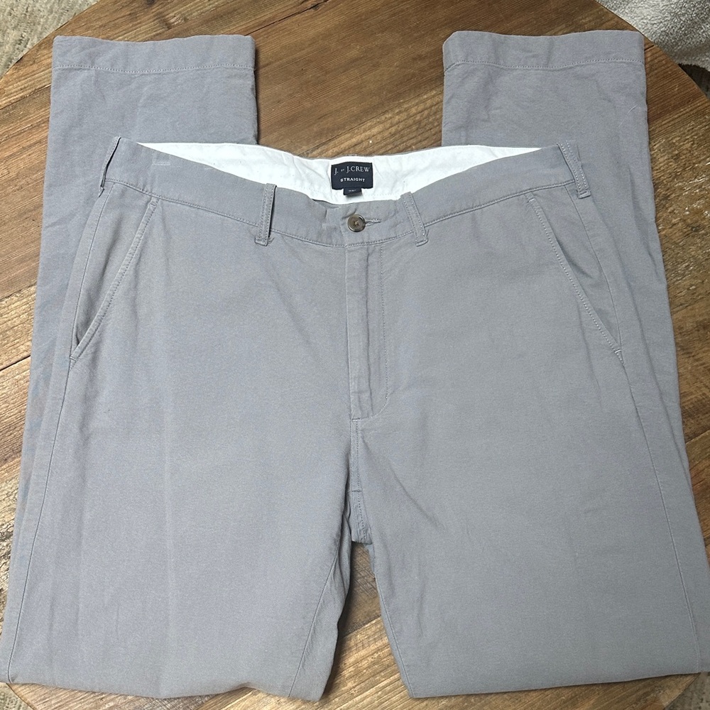 J. by J.Crew Straight Leg‎ Chino Pants Taupe Gray Men’s W32